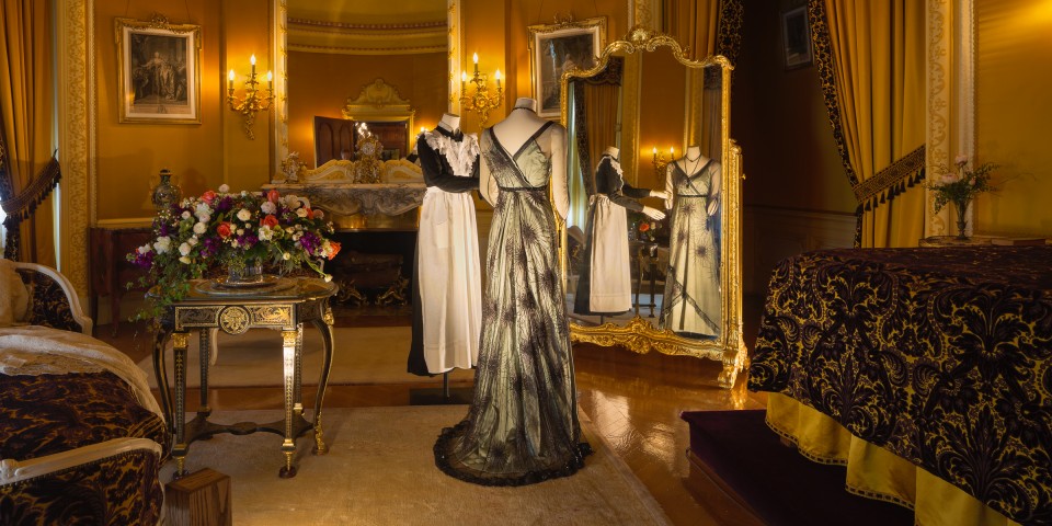 Downton costume exhibition shoot